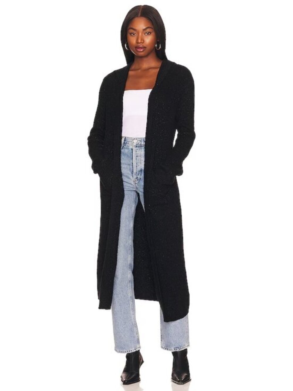 Tularosa Wallby Duster in Metallic Black S $198